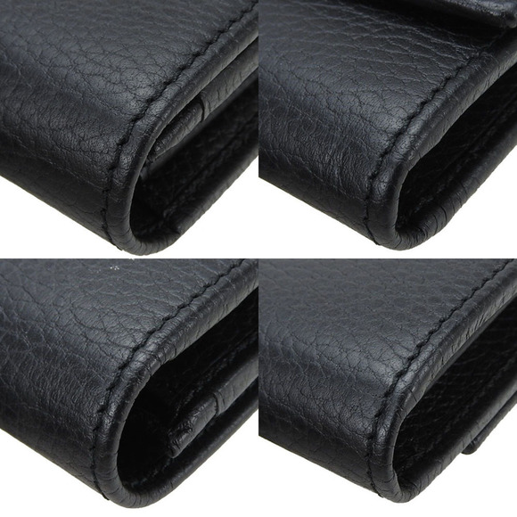 GUCCI Black Leather GG Marmont Wallet - Picture 5 of 7